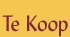 Te koop